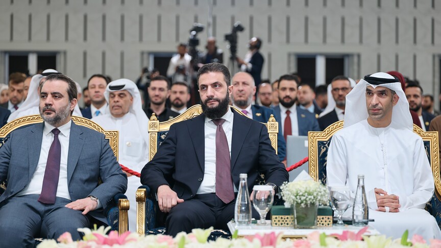 الشرع يحضر فعاليات منتدى الاستثمار السوري الإماراتي