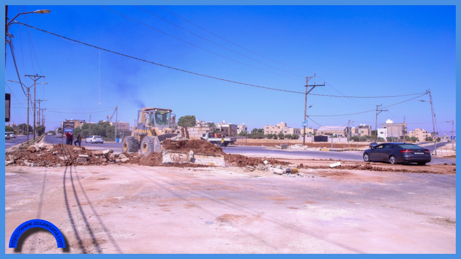 إزالة ميدان حوارة في إربد
