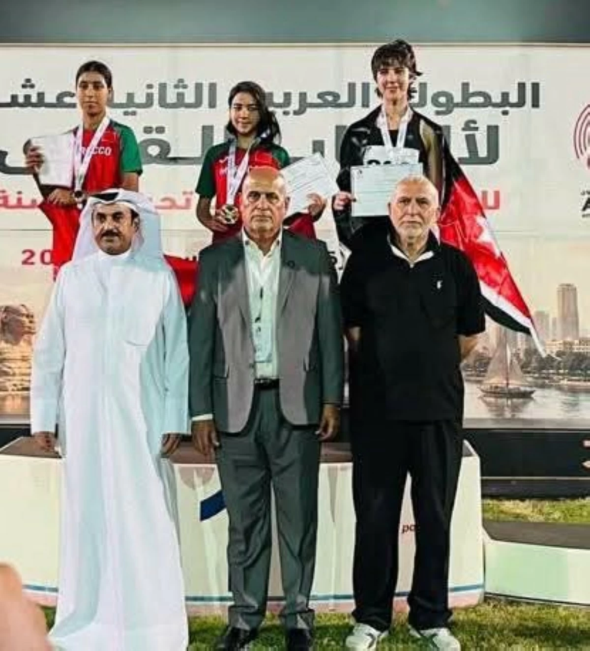 زين  الور تحصد برونزية القوى العربية