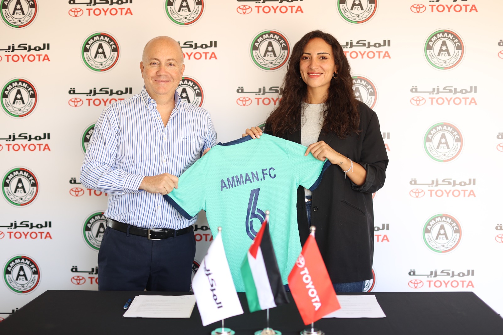شراكة تجمع بين المركزية تويوتا ونادي عمّان FC