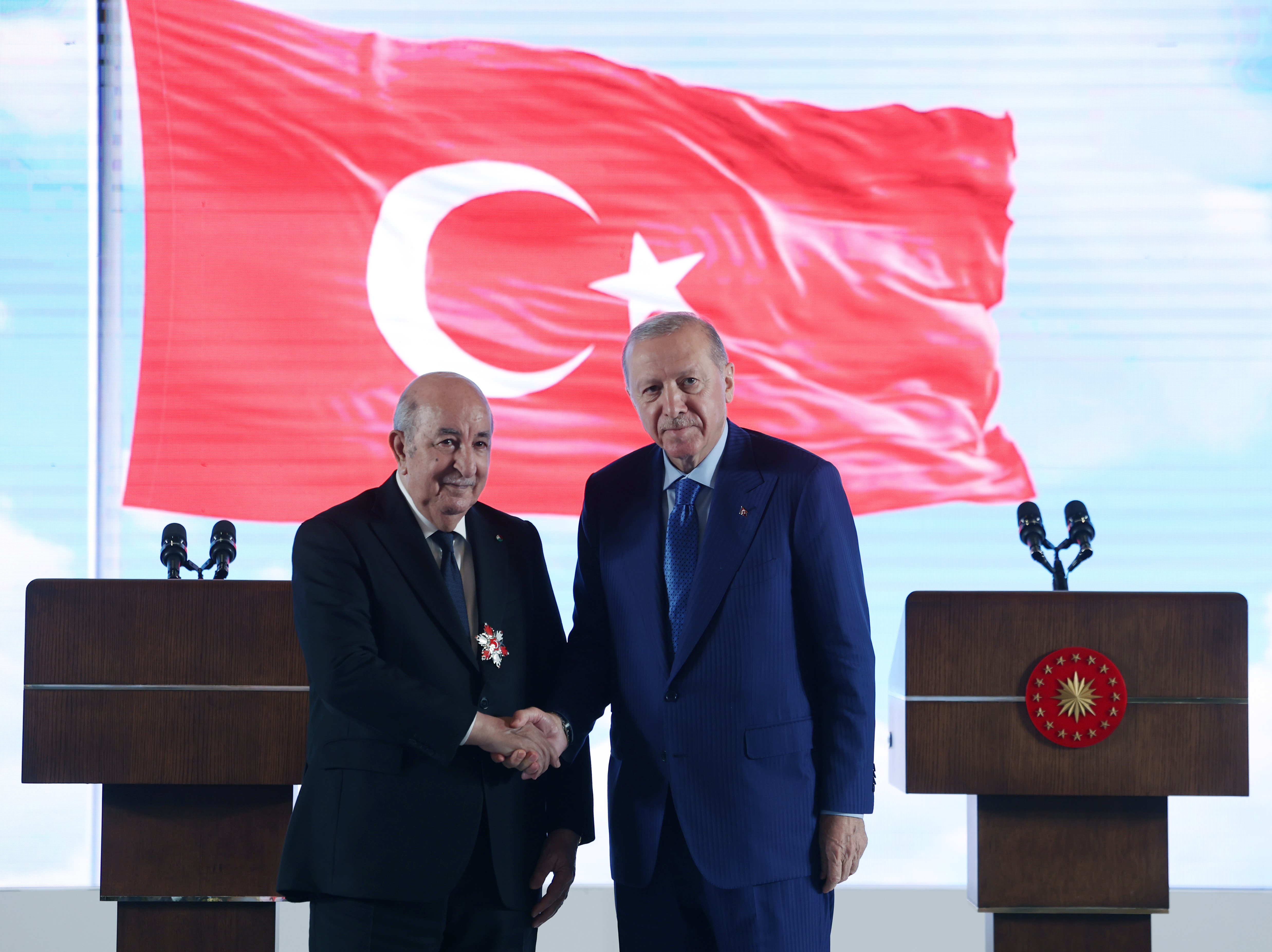 أردوغان: مصممون على تطوير تعاوننا مع الجزائر في عدة مجالات استراتيجية