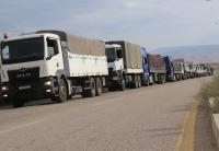 تسيير 25 شاحنة أردنية إلى غزة