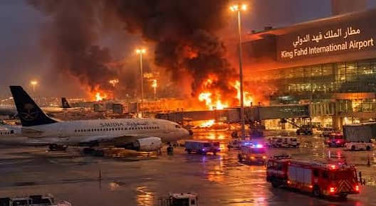 قتيل و8 إصابات في اعتداء على مطار الملك فهد الدولي
