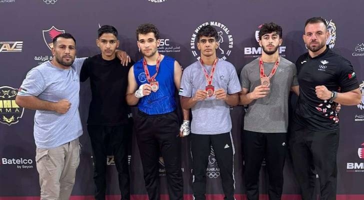 الأردن يحصد 3 ميداليات آسيوية في فنون القتال