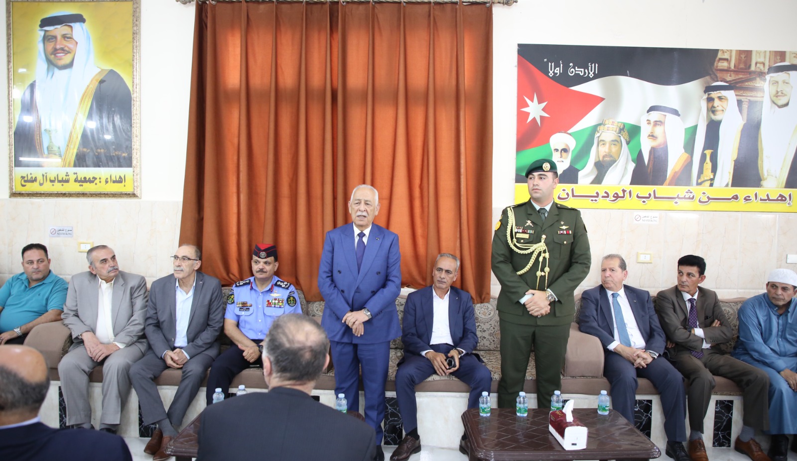 العيسوي يعزي بوفاة اللواء المتقاعد الوديان