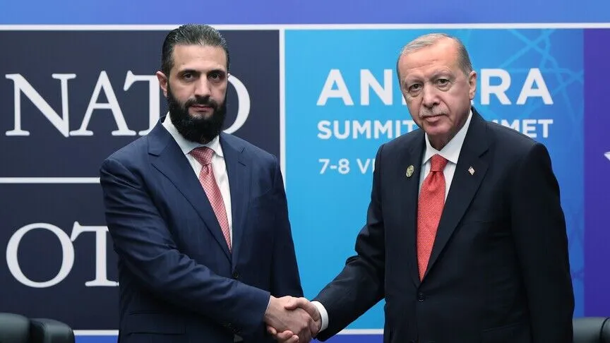 قمة الناتو بأنقرة ..  أردوغان والشرع يبحثان التطورات الإقليمية 