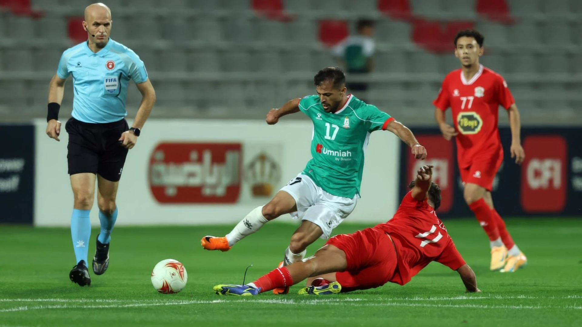 الوحدات يتغلب على الجزيرة في دوري المحترفين لكرة القدم