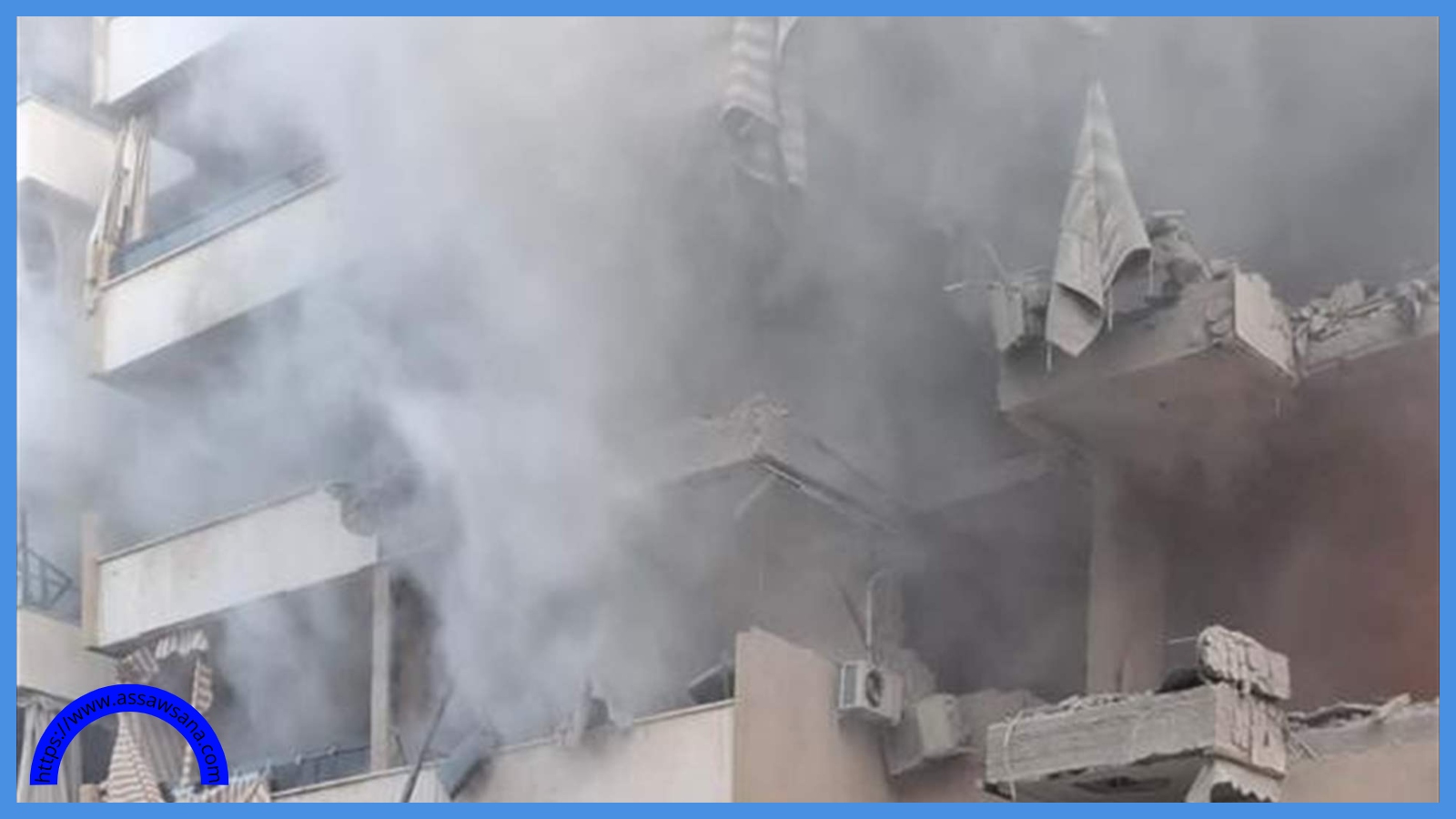 غارة إسرائيلية على شقة في حارة حريك في الضاحية الجنوبية لبيروت