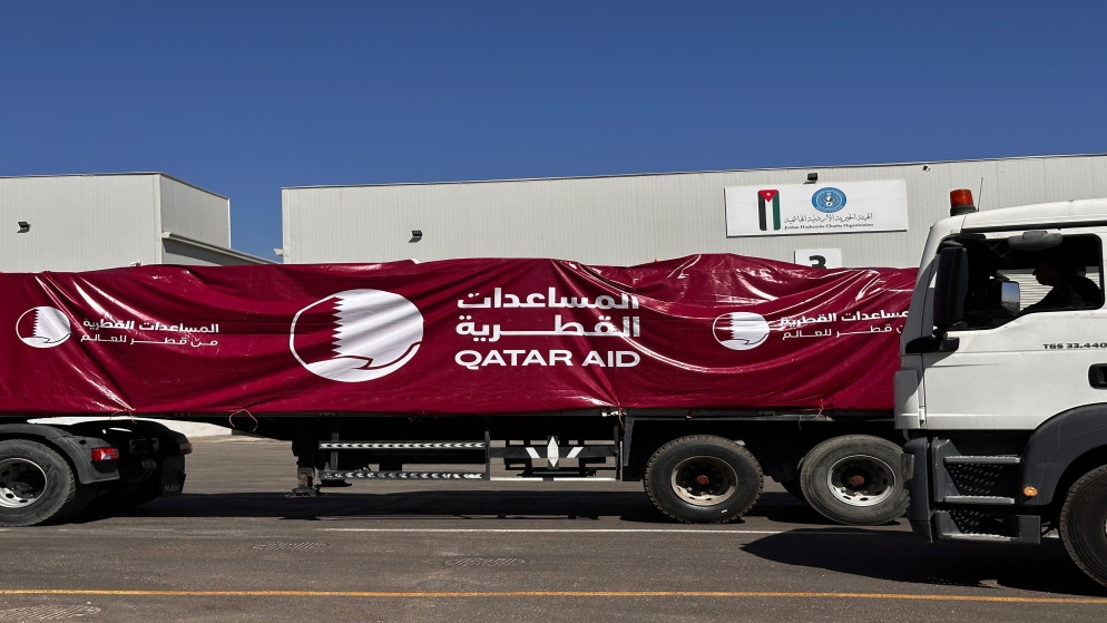 الأردن وقطر يرسلان مساعدات إغاثية إلى سوريا