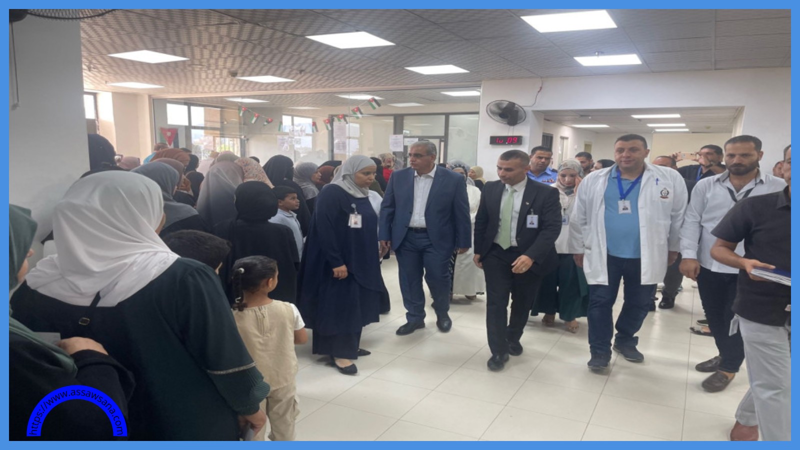 زيارة مفاجئة لوزير الصحة إلى أحد المستشفيات الحكومية ..  تفاصيل