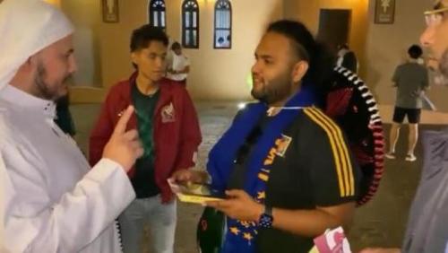 بالفيديو  ..  مُشجع مكسيكي يعتنق الإسلام في قطر