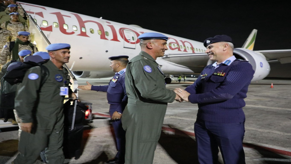 وحدة الطائرات العامودية الأردنية الكونغو/2 تغادر إلى أرض المهمة