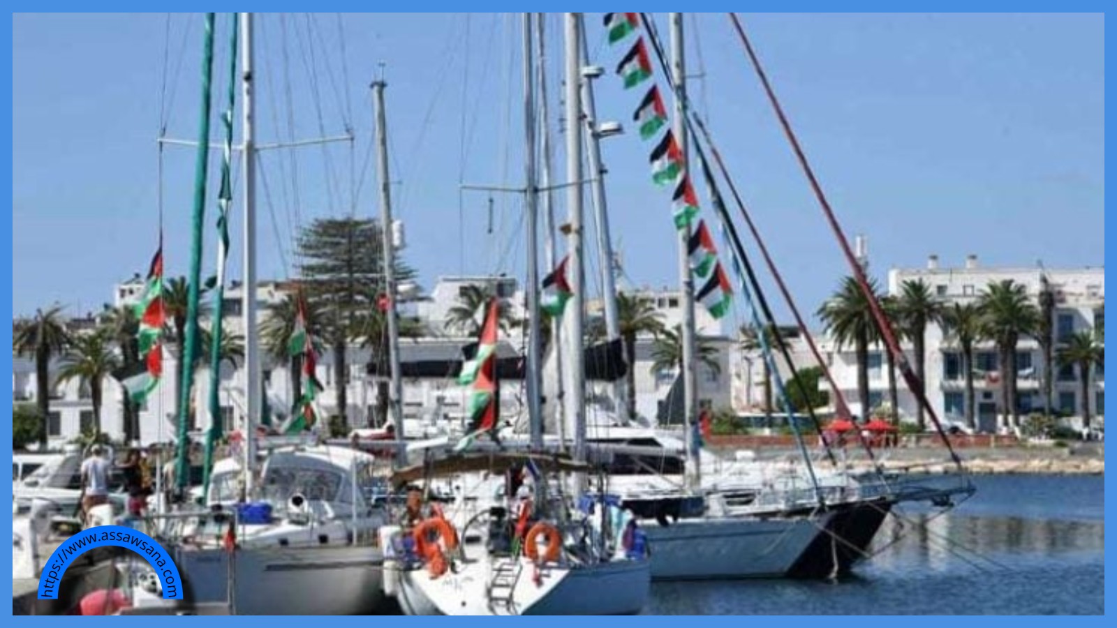 استهداف أسطول الصمود المتجه إلى غزة بـ 12 انفجاراً
