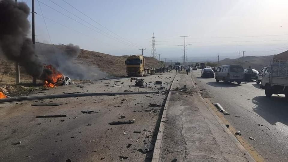  إغلاق جزئي لطريق العدسية باتجاه البحر الميت 