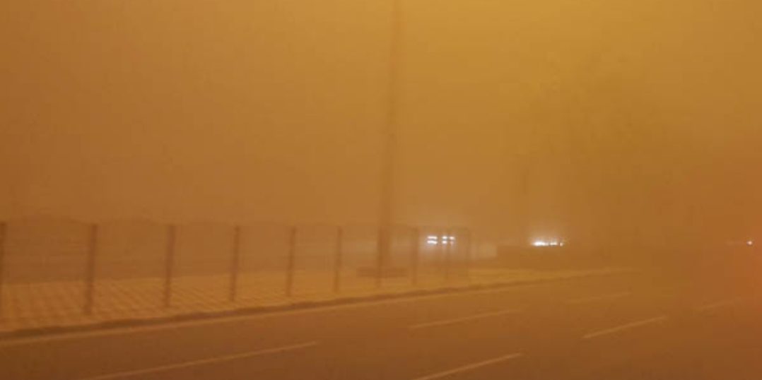موجة غبارية كثيفة تؤثر على الأردن الجمعة