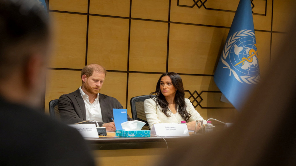الأمير هاري وميغن يزوران الأردن لدعم الجهود الإنسانية والصحية