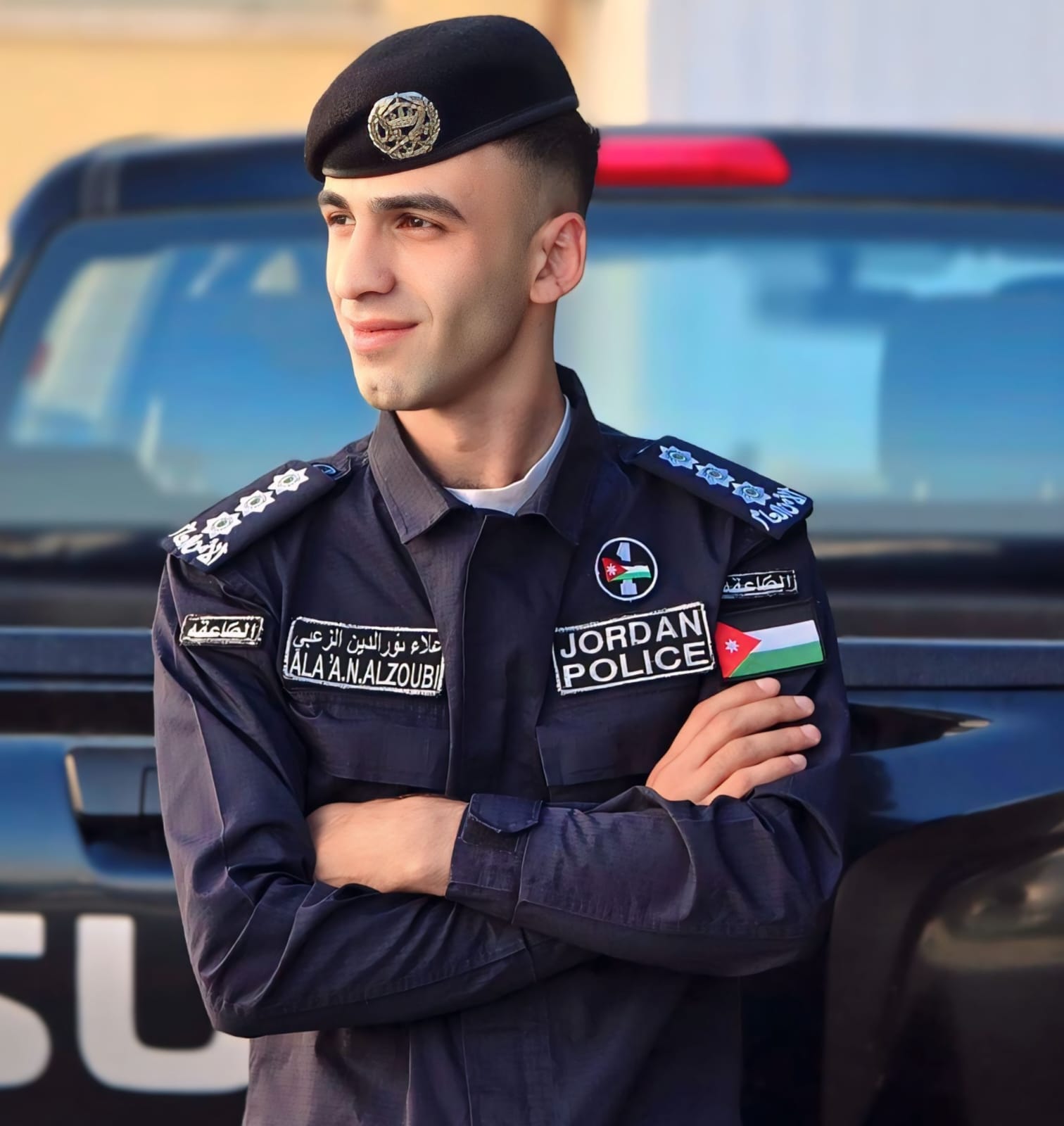 تهنئة لعلاء الزعبي بمناسبة ترفيعه إلى نقيب بالأمن