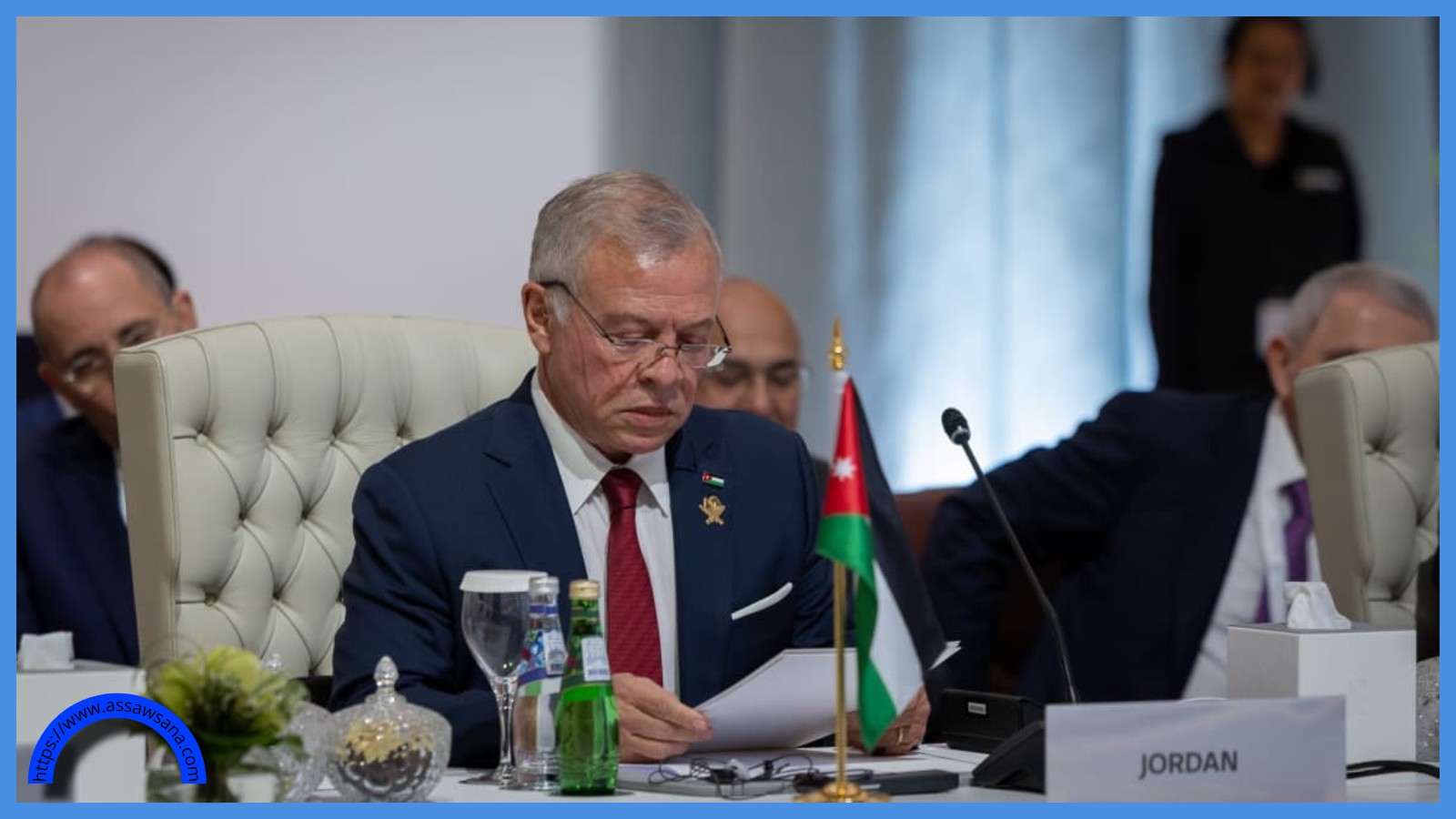 الملك في قمة الدوحة