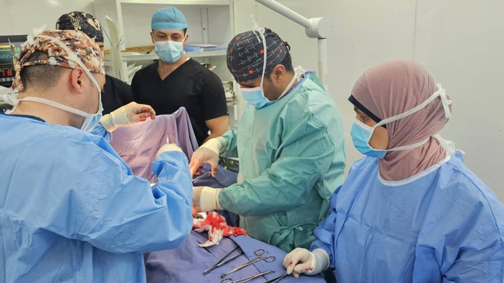 المستشفى الميداني الأردني نابلس /10 يجري عملية نوعية