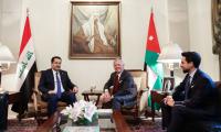 الملك يجري مباحثات مع رئيس مجلس الوزراء العراقي في عمان