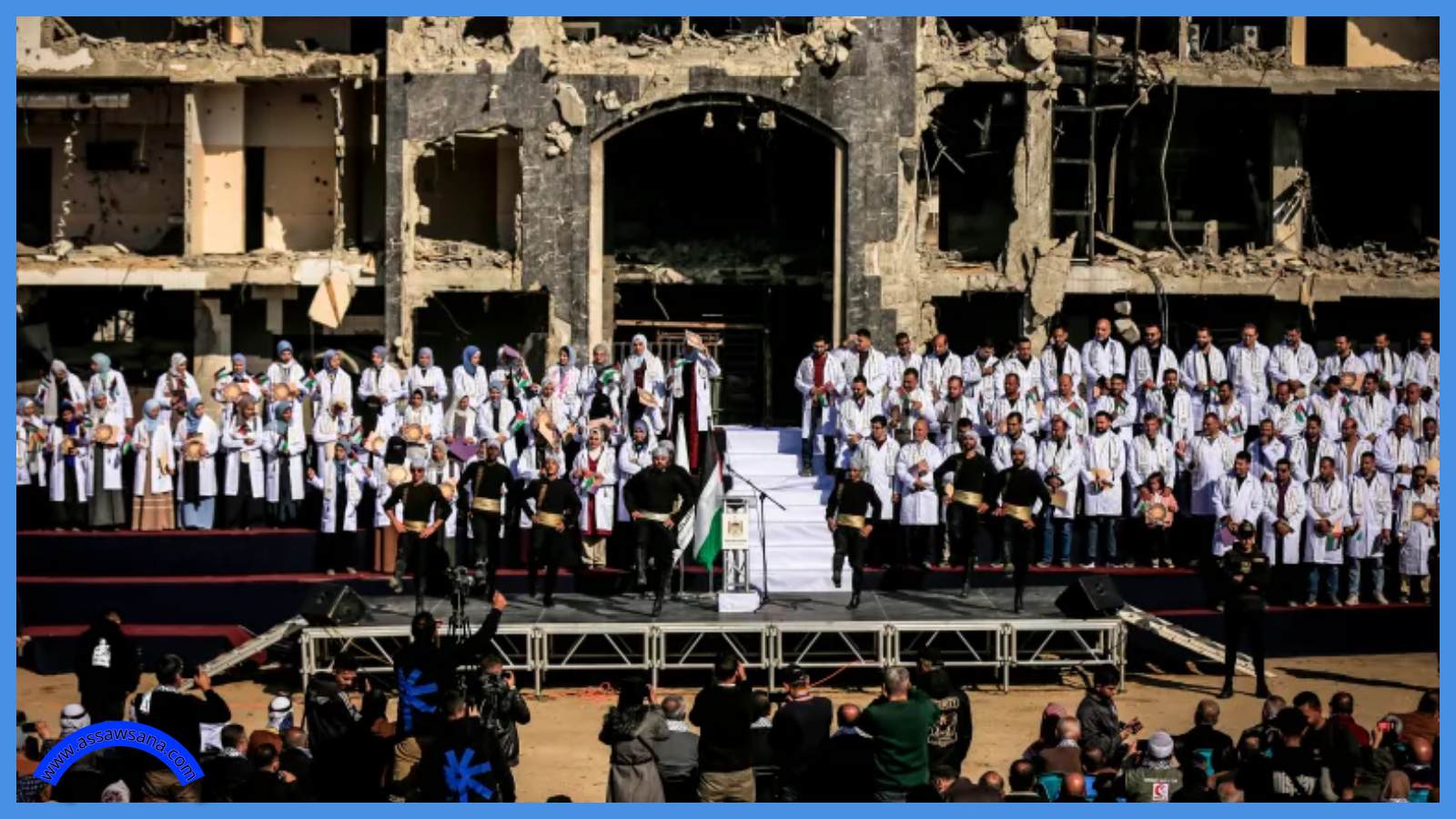 تخريج 168 طبيبا بغزة بشهادة "البورد" على أنقاض مجمع الشفاء