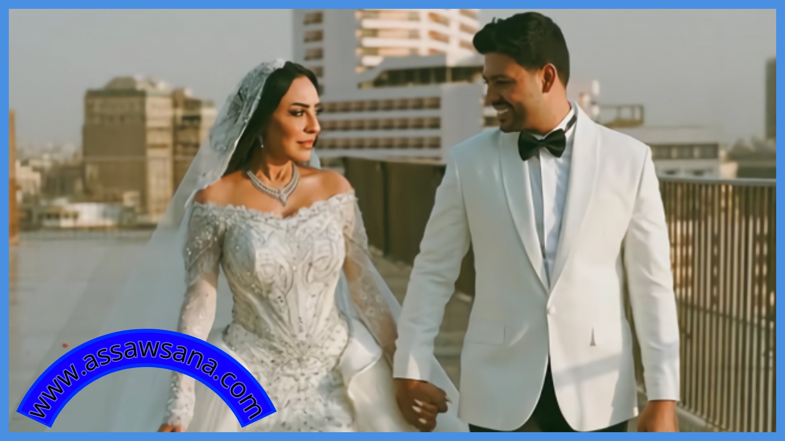 زفاف نجم ستار أكاديمي ومنتجة إماراتية 