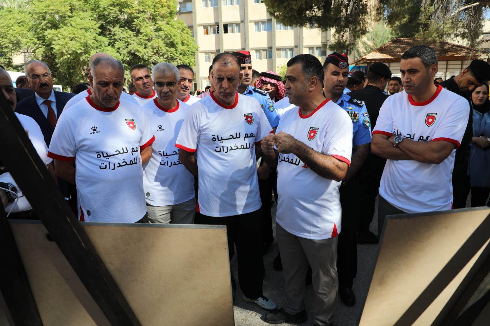 وزير الداخلية ومدير الأمن العام يشهدان إطلاق حملة نعم للحياة ....لا للمخدرات