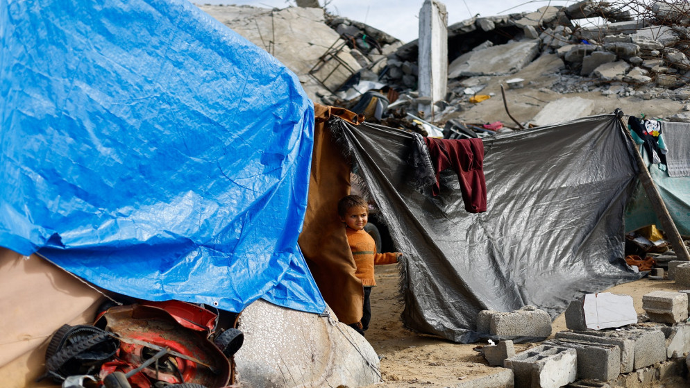 وفاة رضيع في غزة بسبب البرد القارس