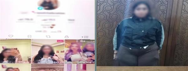 ضابط صانعة محتوى تنشر فيديوهات مخلة للآداب