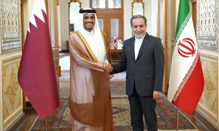 قطر وإيران تبحثان جهود تحقيق السلام