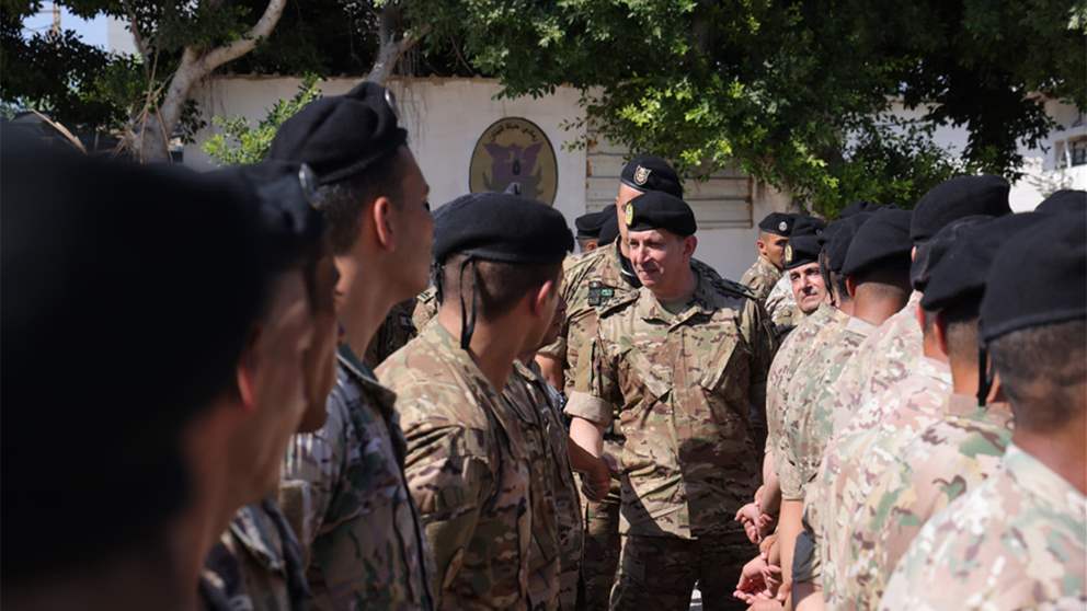 قائد الجيش اللبناني: نرفض بقاء الاحتلال على أي جزء من ترابنا