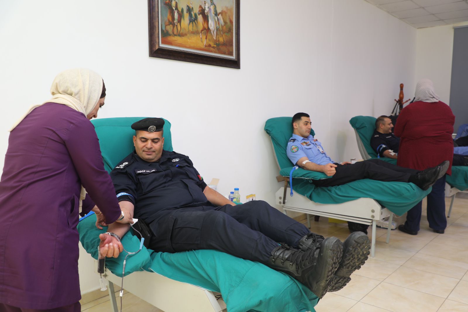 الأمن العام ينفذ حملة للتبرع بالدم 