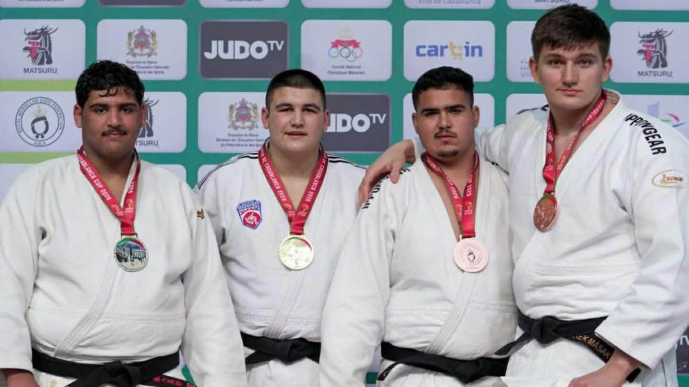 3 ميداليات برونزية للأردن في بطولة كأس إفريقيا للجودو