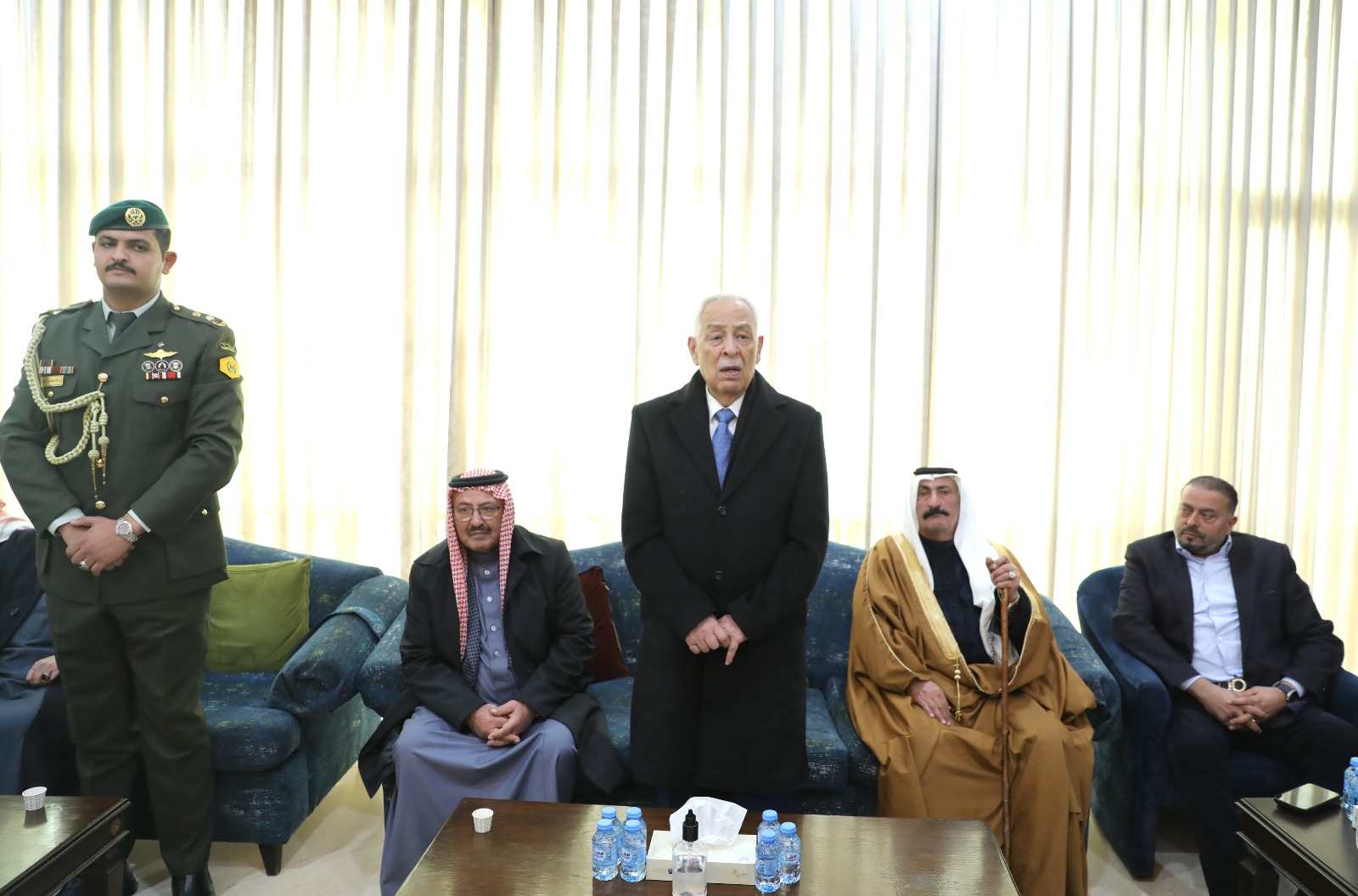 العيسوي يعزي عشائر القطارنة وزوغانه وأبو حمور والطوال