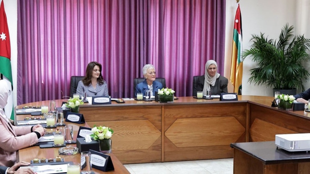 الأميرة منى تترأس اجتماع مجلس كليّة التمريض في الجامعة الأردنيّة