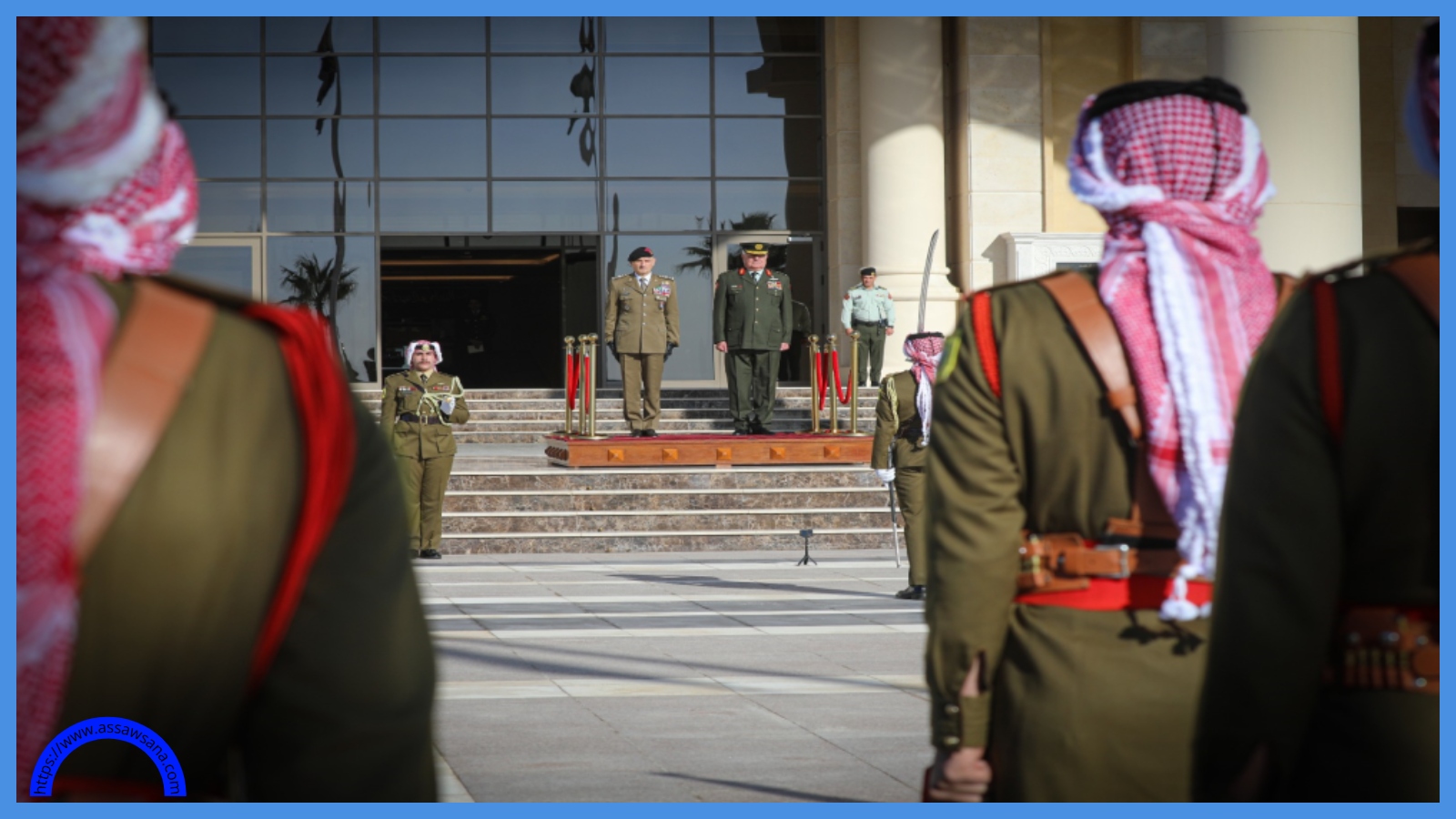 اللواء الحنيطي يستقبل نظيره الإيطالي