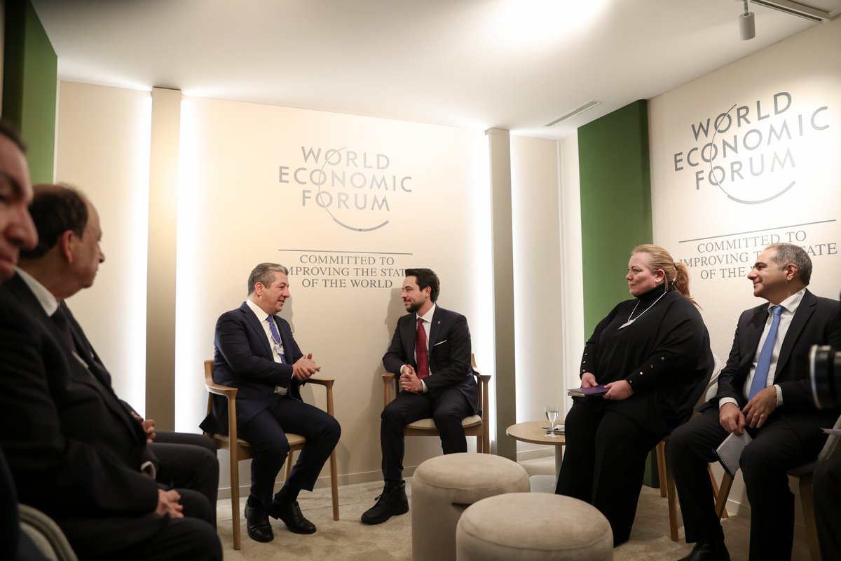  ولي العهد يلتقي رئيس حكومة إقليم كردستان