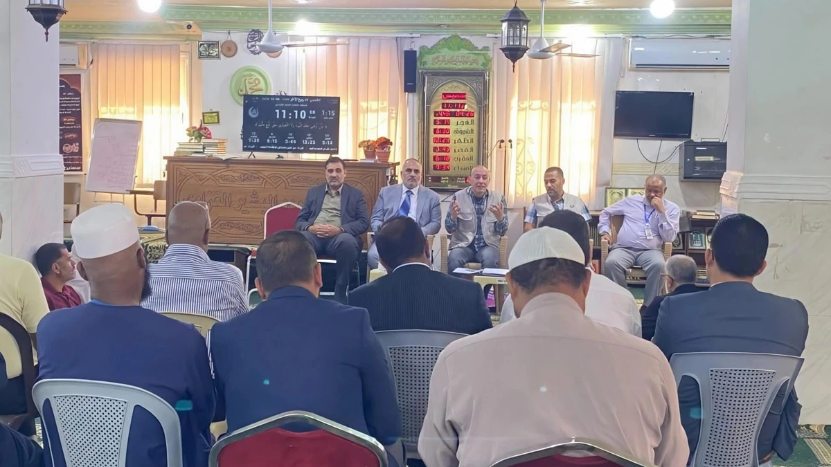 الأغوار الشمالية ..  جلسة توعوية لجائزة الحسين للتطوع في مسجد الغزاوي 