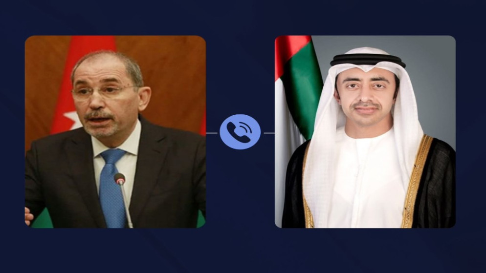 الصفدي ونظيره الإماراتي يؤكدان ضرورة وقف إطلاق النار والعودة للمفاوضات