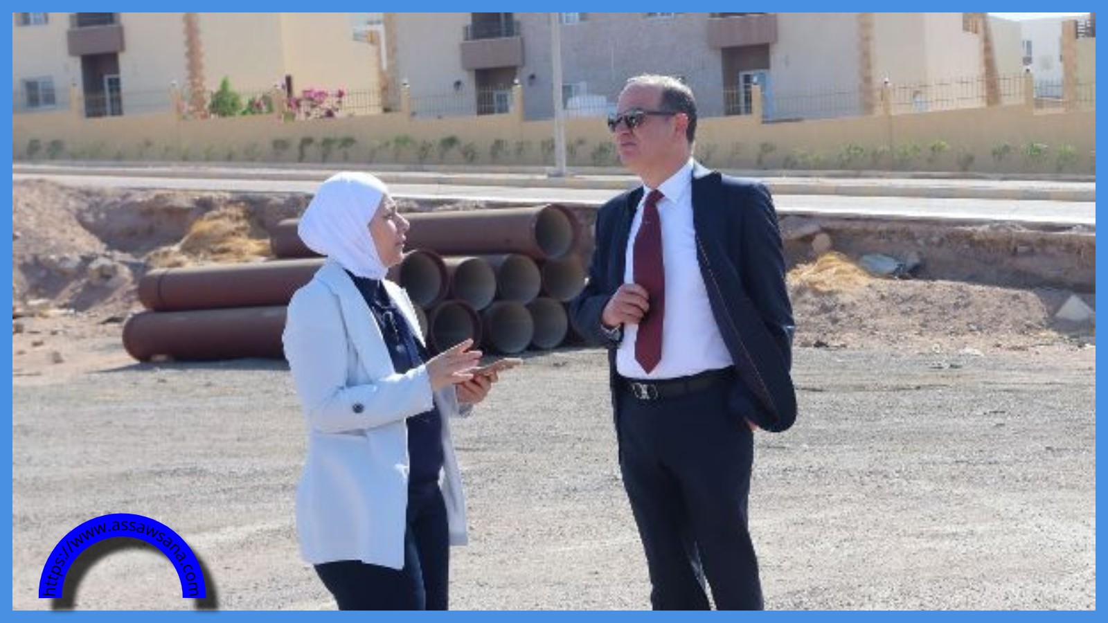 السميرات يتفقد موقع إنشاء مشروع قرية الابتكار بالعقبة