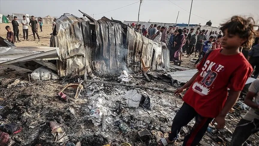 شهيد وإصابات في غارة للاحتلال استهدفت خيمة نازحين بخان يونس