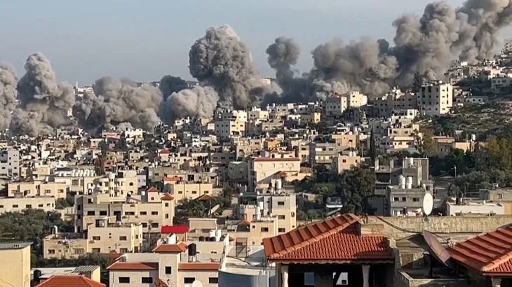 قصف مدفعي بمحيط منطقة الأمن العام في مدينة غزة  ..  فيديو