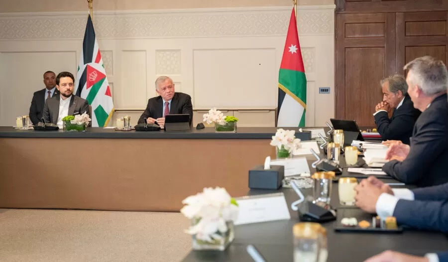 الملك يبحث الاستثمار بالأردن مع سبع شركات عالمية