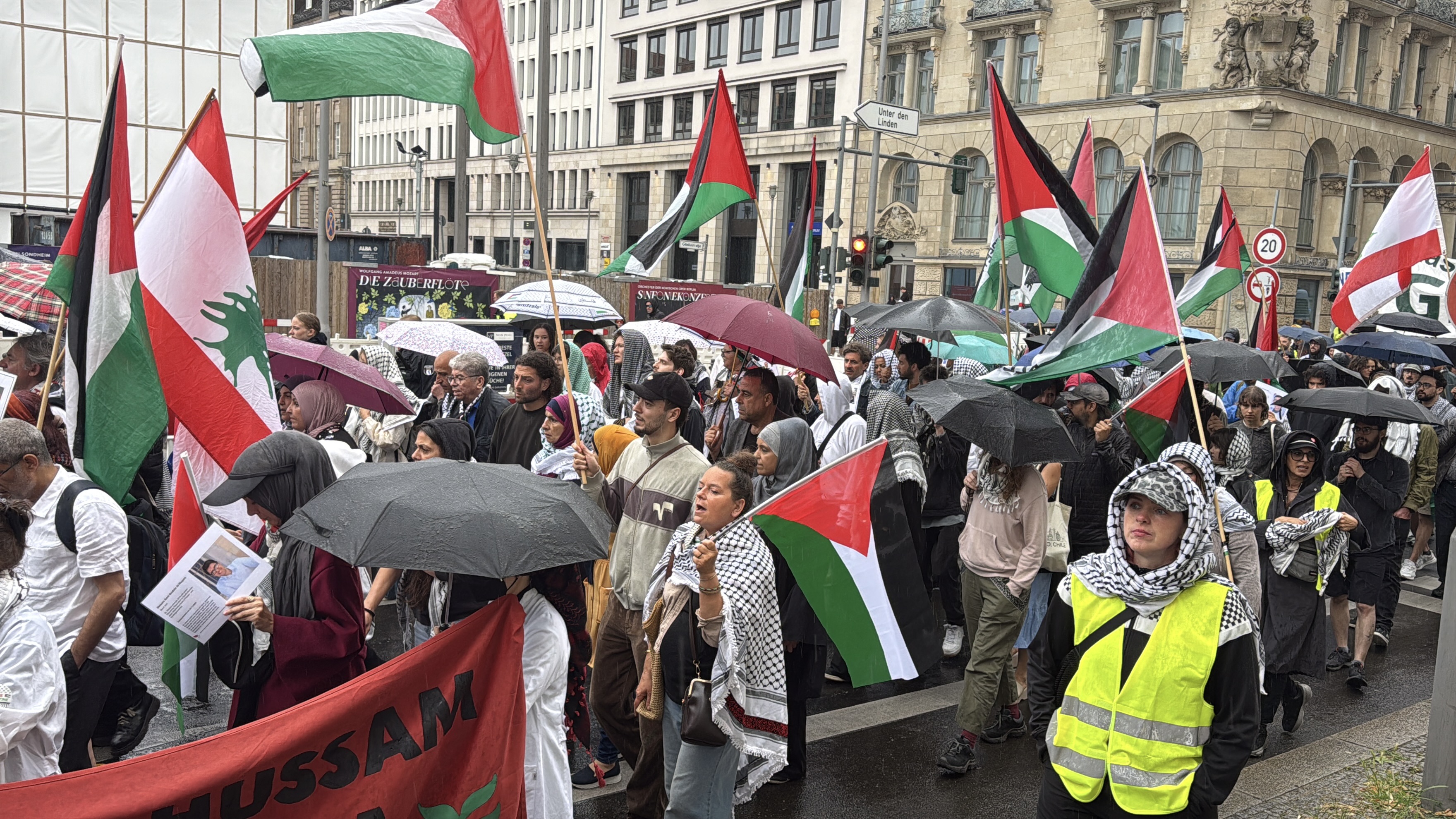 مظاهرة داعمة لفلسطين بالعاصمة الألمانية