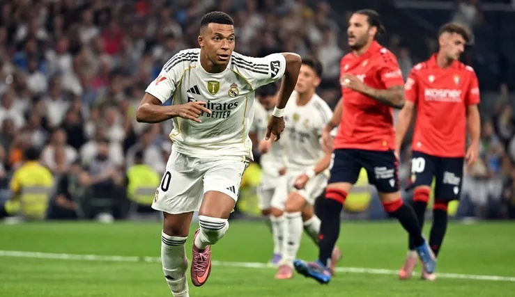مبابي يقود ريال مدريد لفوز صعب على أوساسونا