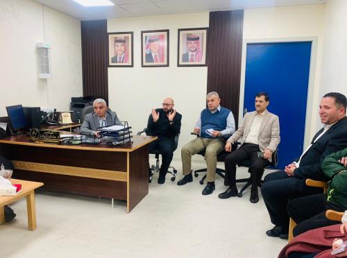 اجتماع في المستشفى الميداني بالعقبة لمناقشة الوضع الصحي بالمحافظة
