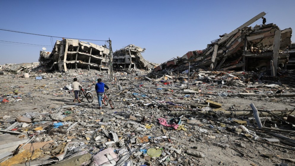 دمار 90 بالمئة بالبنية التحتية في غزة