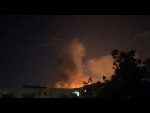 للمرة الثانية اليوم يشنّ الجيش الإسرائيلي موجة هجمات واسعة النطاق في طهران