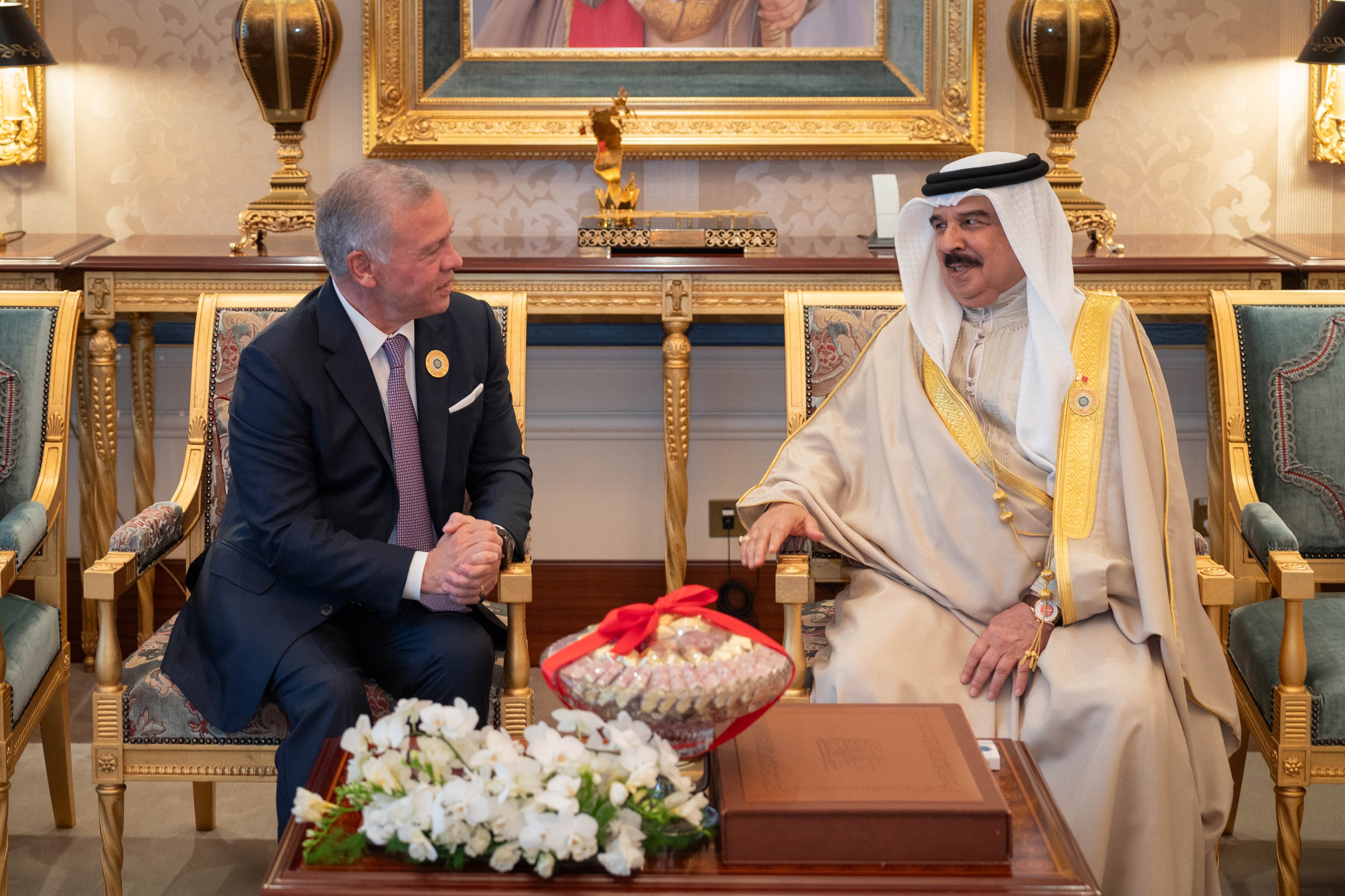 الملك وعاهل البحرين يحذران من عواقب اجتياح رفح
