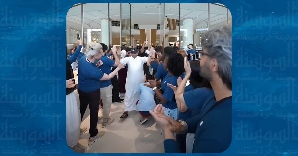 بالفيديو ..  هكذا استقبلت أبل أول مشتري لآيفون 18 في دبي